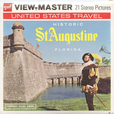 9 ANDREW - St Augustine Florida - View-Master 3 Reel Packet - vintage - A981-G3B Packet 3Dstereo 