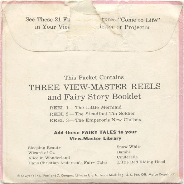 9 ANDREW - Fairy Tales - View-Master 3 Reel Economy Packet - vintage - B305-S4 Packet 3Dstereo 