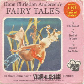 9 ANDREW - Fairy Tales - View-Master 3 Reel Economy Packet - vintage - B305-S4 Packet 3Dstereo 