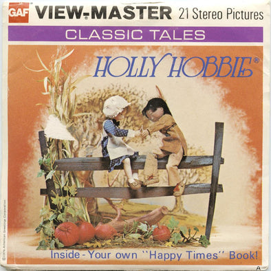 6 ANDREW - Holly Hobbie - View-Master 3 Reel Packet - 1976 - vintage - B344-G5A Packet 3dstereo 