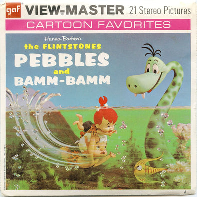 9 ANDREW - Pebbles and Bamm-Bamm - View-Master 3 Reel Packet - vintage - B520-G3A Packet 3Dstereo 