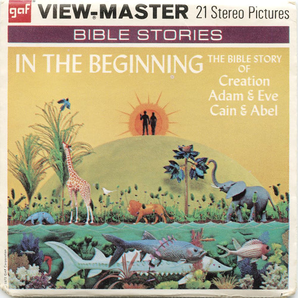 6 ANDREW - In The Beginning - View-Master 3 Reel Packet - 1972 - vintage - B855-G3A Packet 3dstereo 