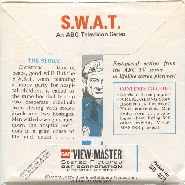 6 ANDREW - S.W.A.T. - View-Master 3 Reel Packet - vintage - BB453-G5A Packet 3dstereo 