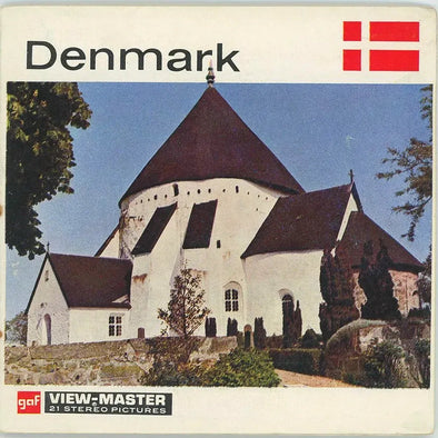 Denmark - View-Master 3 Reel Packet - 1960's view - vintage - ( ECO-C480-BG1) Packet 3dstereo 
