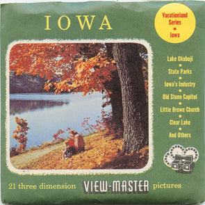 9 ANDREW - Iowa - View-Master 3 Reel Economy Packet - vintage - IW-1,2,3-S3 Packet 3Dstereo 