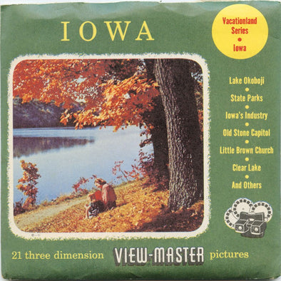 9 ANDREW - Iowa - View-Master 3 Reel Economy Packet - vintage - IW-1,2,3-S3 Packet 3Dstereo 