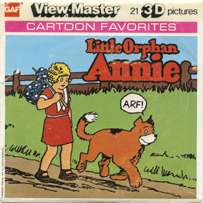 6 ANDREW - Little Orphan Annie - View-Master 3 Reel Packet - vintage - J21-G6 Packet 3dstereo 