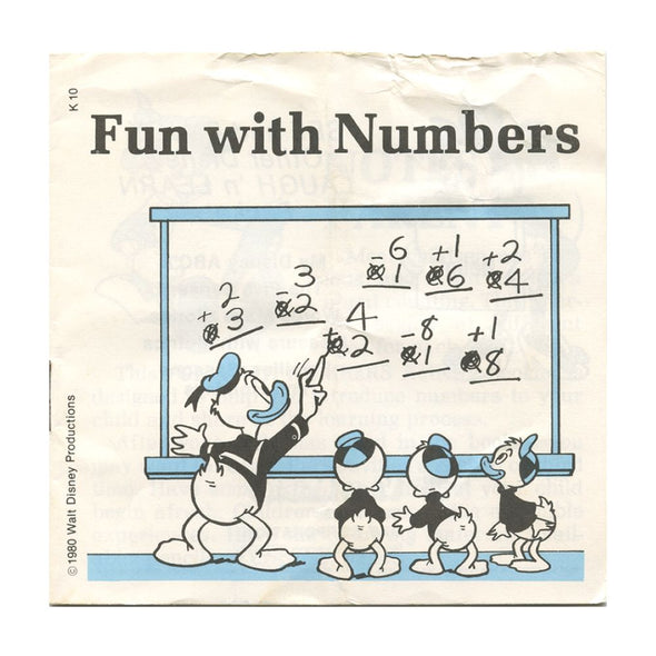 9 ANDREW - Fun with Numbers - View-Master 3 Reel Economy Packet - vintage - K10-G6 Packet 3Dstereo 