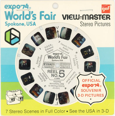 Expo'74 World's Fair - Spokane, USA - Reel No.5 - View-Master Single Reel - vintage - A2845 Reels 3dstereo 