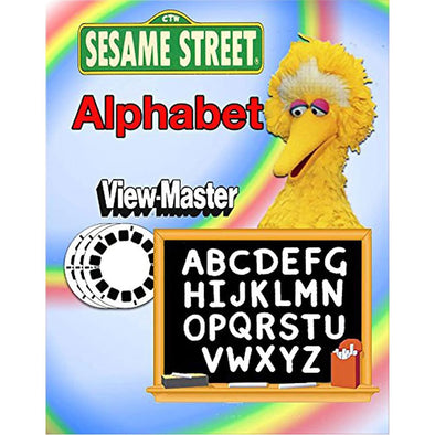Sesame Street - Alphabet - View-Master 3 Reel Set - new WKT 3Dstereo 