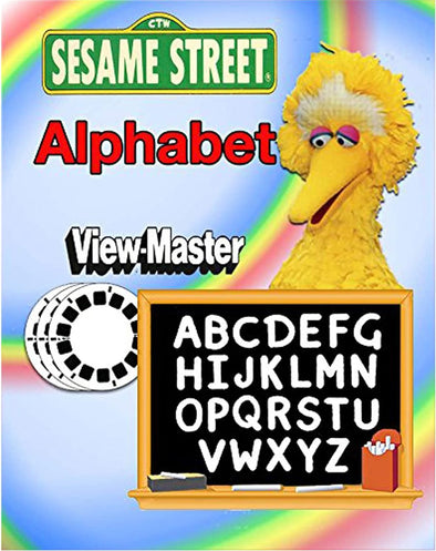 Sesame Street - Alphabet - View-Master 3 Reel Set - Vintage FKT 3Dstereo 