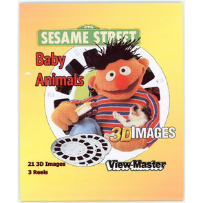 Sesame Street - Baby Animals - ViewMaster 3 Reel Set - NEW WKT 3Dstereo 