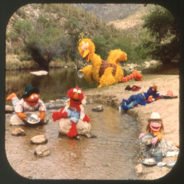 Sesame Street - Goes Western - ViewMaster - 3 Reel Set - NEW WKT 3Dstereo 
