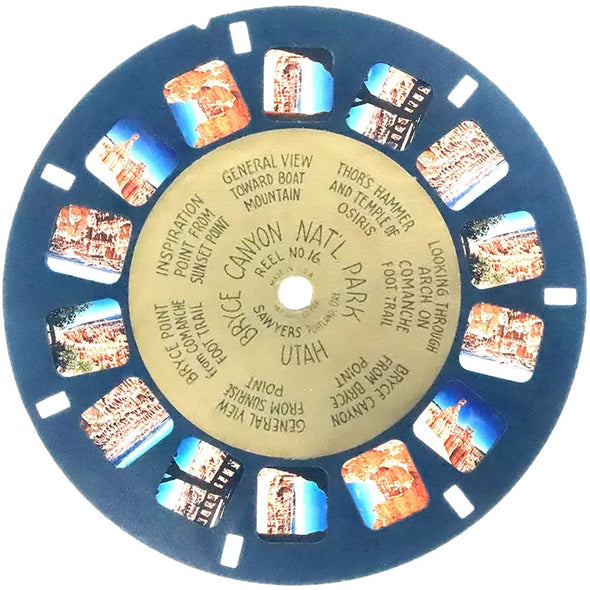 5 ANDREW - Bryce Canyon National Park - Utah - View-Master Gold Center Reel - vintage - #16 Reels 3dstereo 