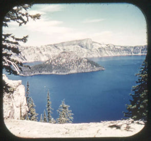 Crater Lake - Oregon - View-Master Gold Center Reel - vintage - #21 Reels 3dstereo 