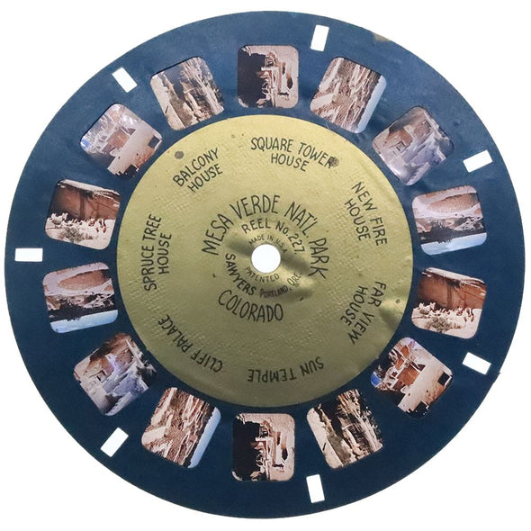 5 ANDREW - Mesa Verde National Park - Colorado - View-Master Gold Center Reel - vintage - 227 Packet 3dstereo 