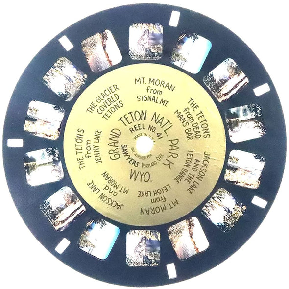 5 ANDREW - Grand Teton National Park - Wyoming - View-Master Gold Center Reel - vintage - #41 Reels 3dstereo 