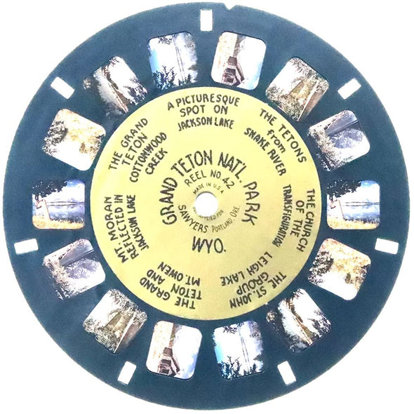 5 ANDREW - Grand Teton National Park - Wyoming - View-Master Gold Center Reel - vintage - #42 Reels 3dstereo 