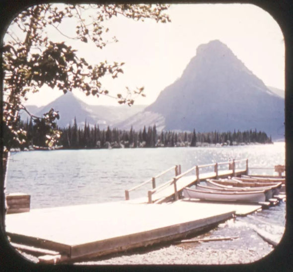 5 ANDREW - Glacier Nat'l Park - Montana - View-Master Gold Center Reel - vintage - #47 Reels 3dstereo 