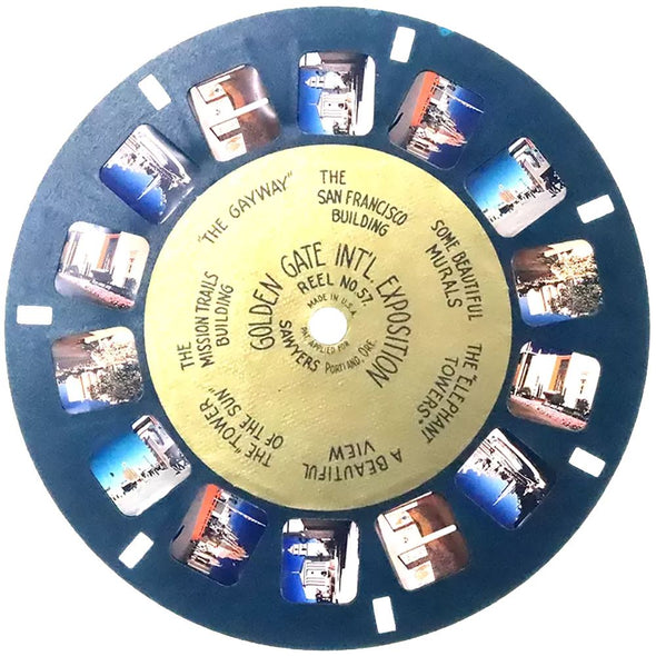 5 ANDREW - Golden Gate Int'l Exposition - View-Master Gold Center Reel - vintage - #57 Reels 3dstereo 