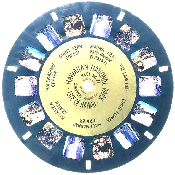 5 ANDREW - Hawaiian National Park - Isle of Hawaii - View-Master Gold Center Reel - vintage - #71 Reels 3dstereo 