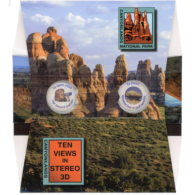 Canyonlands Utah - OH WOW Greeting Card - Mailable Viewer with 10 view cards - NEW 3dstereo 