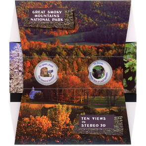 Great Smoky Mountains National Park - OH WOW Greeting Card - Mailable Viewer with 10 view cards - NEW