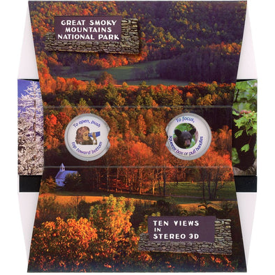 Great Smoky Mountains National Park - OH WOW Greeting Card - Mailable Viewer with 10 view cards - NEW 3dstereo 