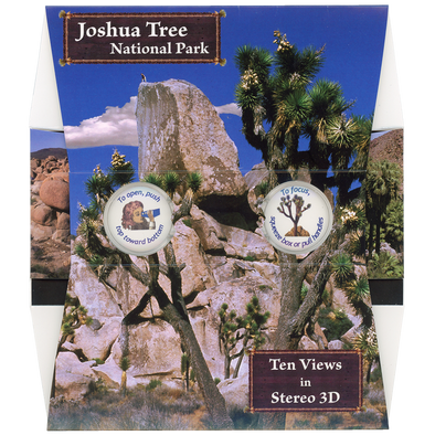 Joshua Tree National Park - OH WOW Greeting Card - Mailable Viewer with 10 view cards - NEW