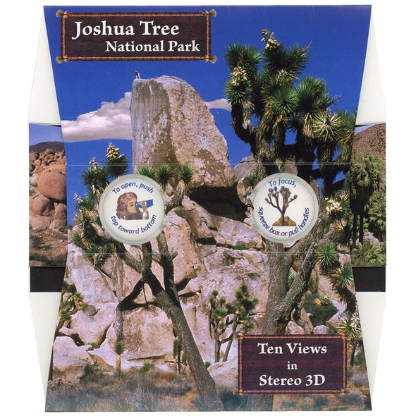 Joshua Tree National Park - OH WOW Greeting Card - Mailable Viewer with 10 view cards - NEW 3dstereo 