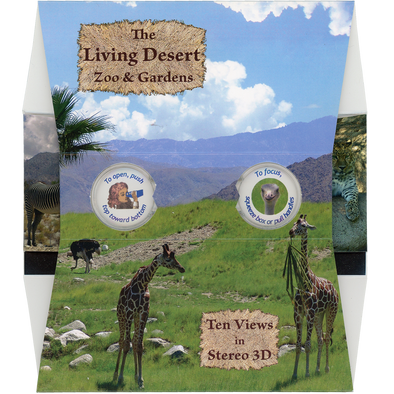 Living Desert Zoo & Gardens - OH WOW Greeting Card - Mailable Viewer with 10 view cards - NEW