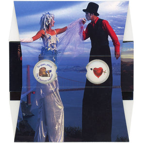 Love Makes You Feel 10 Feet Tall - OH WOW Greeting Card - Mailable Viewer - NEW 3dstereo 