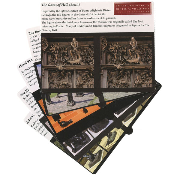 Bronze Sculptures in 3D - OH WOW Greeting Card - Mailable Viewer with 10 view cards - NEW 3dstereo 