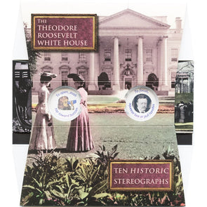 Theodore Roosevelt White House - OH WOW Greeting Card - Mailable Viewer with 10 viewer cards - NEW 3dstereo 