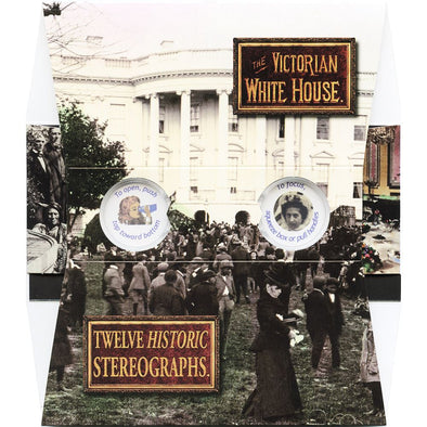 Victorian White House - OH WOW Greeting Card - Mailable Viewer with 12 viewer cards - NEW 3dstereo 