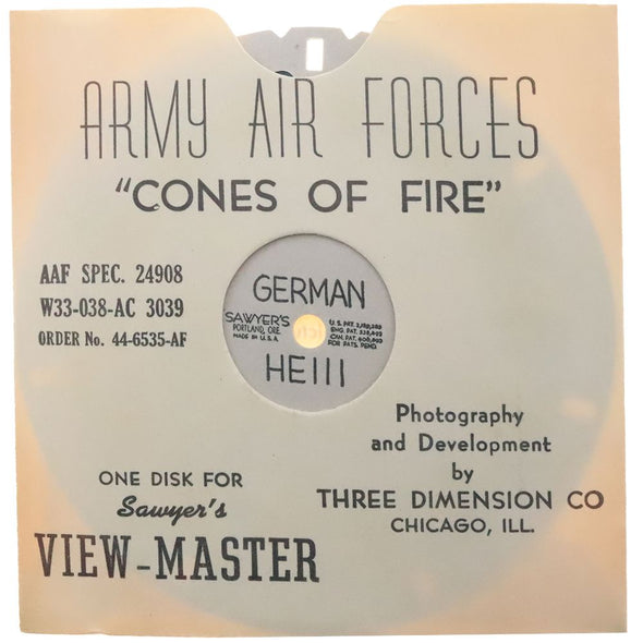 8 ANDREW - German HE-III - Army Air Forces "Cones of Fire" - vintage Reels 3Dstereo.com 