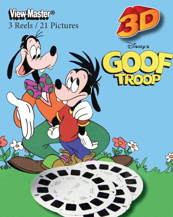 Goof Troop - View-Master 3 Reel Set Disney WKT 3dstereo 