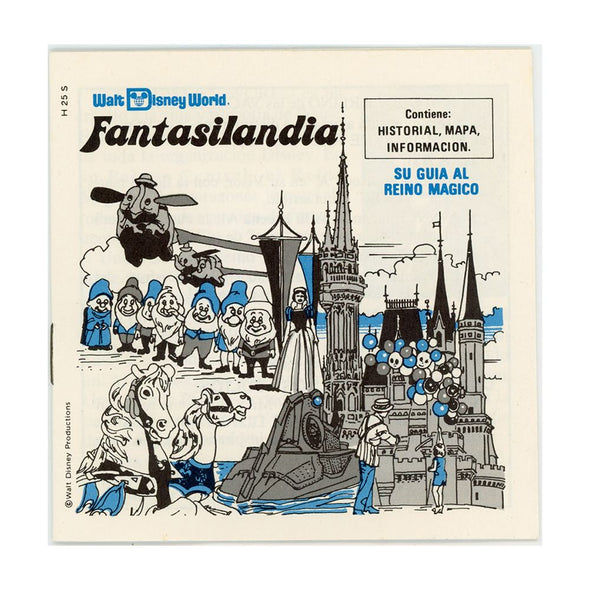 Fantasilandia - Walt Disney World - ViewMaster 3 Reel Packet - 1970s views - vintage - (ECO-H25S-G5nk) Packet 3dstereo 
