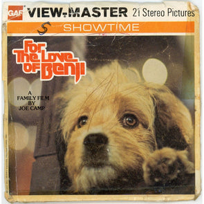 For the Love of Benji - View-Master 3 Reel Packet - 1970s - Vintage - BARG-H54-G5 Packet 3Dstereo 