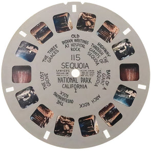 Sequoia National Park - California I - View-Master Hand-Lettered Reel - vintage - (HL-115n) Reels 3dstereo 