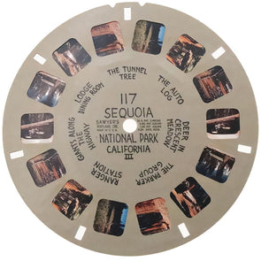 Sequoia National Park - California III - View-Master Hand-Lettered Reel - vintage - (HL-117n) Reels 3dstereo 