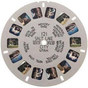 Salt Lake City - Utah - View-Master Hand-Lettered Reel - vintage - (HL-121n) Reels 3dstereo 