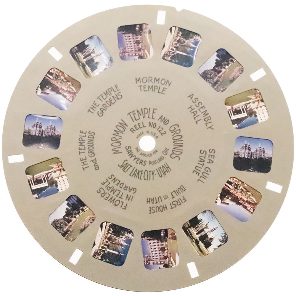 Salt Lake City - Mormon Temple And Grounds - Utah - View-master Hand-l 