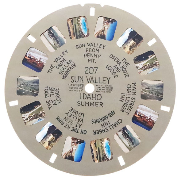 7 ANDREW - Sun Valley Summer - Idaho - View-Master Hand-Lettered Reel - vintage (HL-207n) Reels 3dstereo 