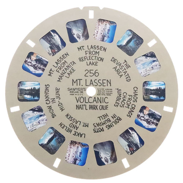 7 ANDREW - Mt. Lassen Volcano National Park- View-Master Hand-Lettered Reel - vintage (HL-256n) Reels 3dstereo 