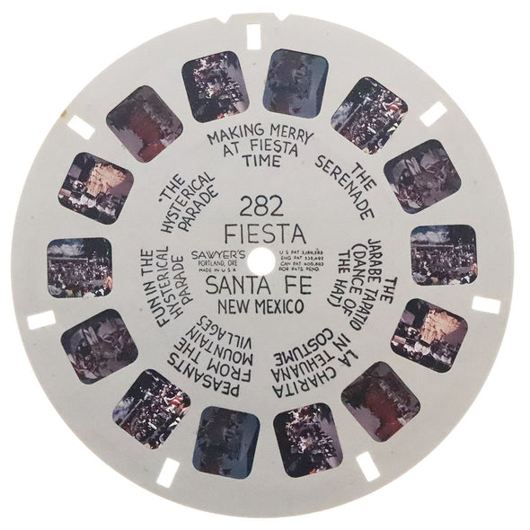 7 ANDREW - Fiesta Santa Fe New Mexico - View-Master Hand Lettered Reel - vintage (HL-282n) Reels 3dstereo 