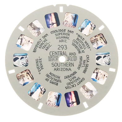 7 ANDREW - Central and Southern Arizona - View-Master Hand Lettered Reel - vintage (HL-293n) Reels 3dstereo 