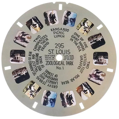 -DALIA- St.Louis Zoological Park No1 - View-Master Hand Lettered Reel - vintage - (BR-295n) Reels 3dstereo 