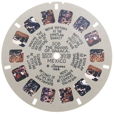 5 ANDREW - Indians of Oaxaca, Mexico - View-Master Hand-Lettered Reel - 1944 - vintage - 508 Packet 3dstereo 