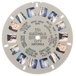 7 ANDREW - Guatemala - View-Master Hand-Lettered Reel - vintage - (HL-551n) White Hand Lettered Reel 3dstereo 